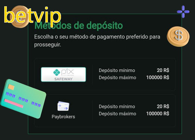 O cassino betvipbet oferece uma grande variedade de métodos de pagamento