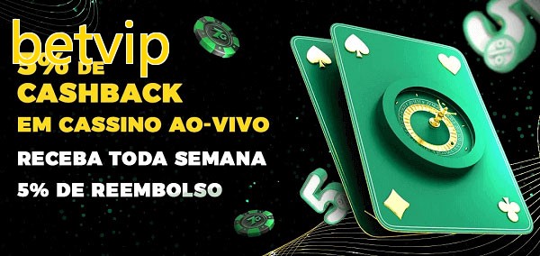 Promoções do cassino ao Vivo betvip